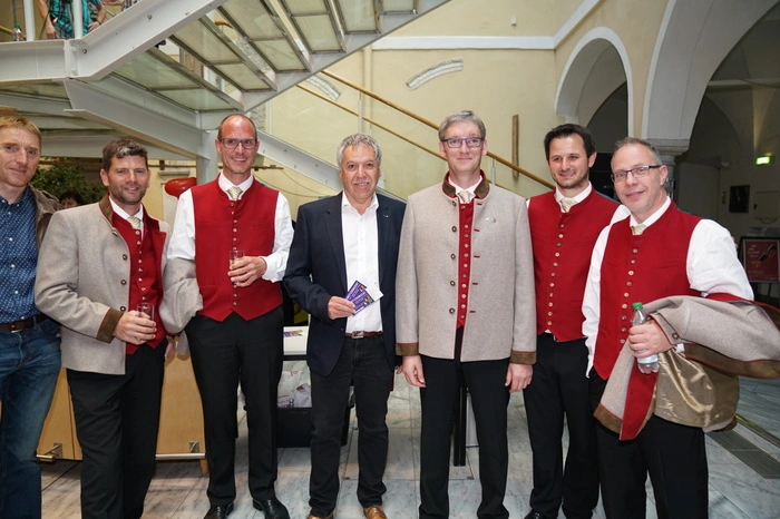 Stadtrat Franz Eder mit dem Quintett Mölltal