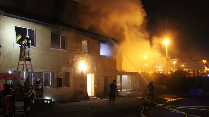 Brand in Linz