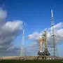 „Artemis 2“ steht am Startkomplex 39B im Kennedy Space Center in Florida bereit