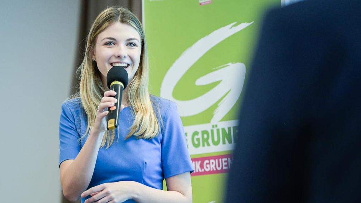 Anna Binder (22) von den Grünen geht an 5. Stelle in die Landtagswahl