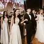 Prachtvolle Polonaise beim Maturaball der HLW Leoben in den Kammersälen Donawitz