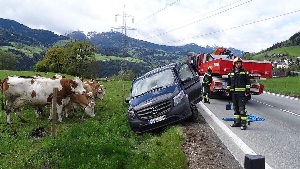 Einsatz für die FF Gröbming am Dienstagvormittag