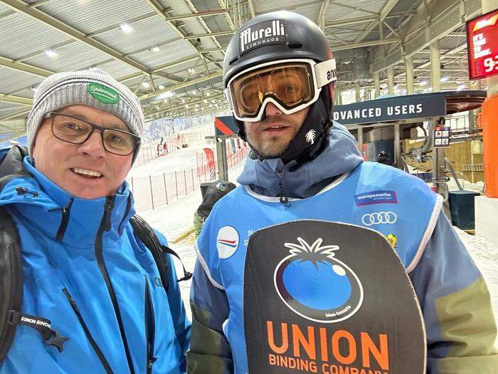 Markus Schmidhofer mit Vater Karl Schmidhofer, den man unter anderem aus der Politik kennt