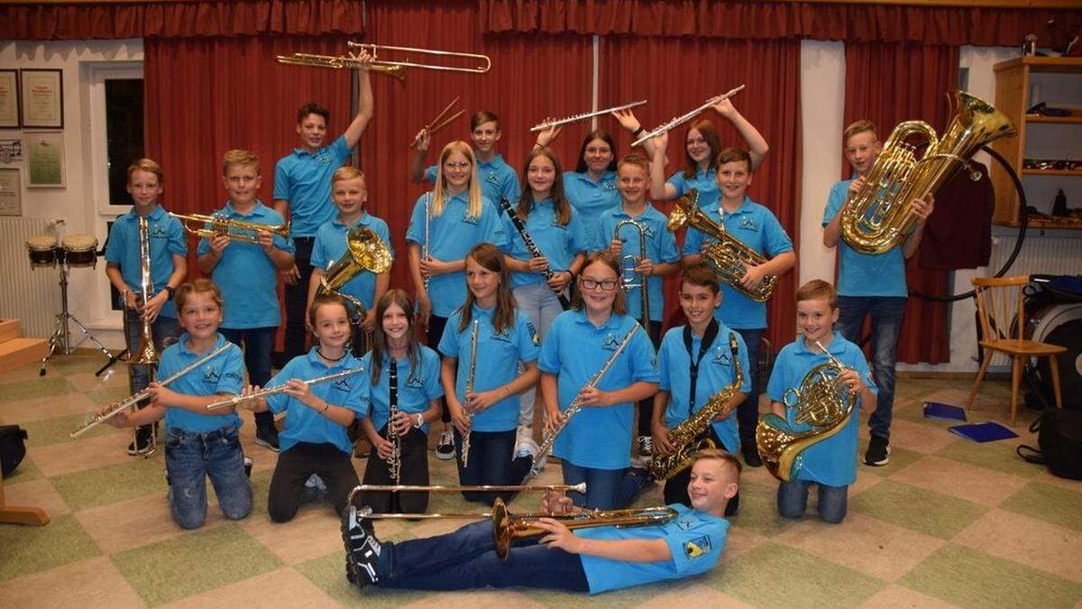 Die &quot;Tauernharmonie Obervellach&quot; beim Herbstkonzert in Mallnitz. Einige von ihnen haben sich bereits für die MusiKids United angemeldet