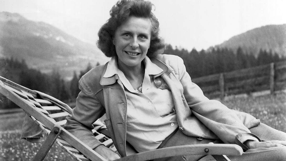 Leni Riefenstahl 1945 in Kitzbühel 