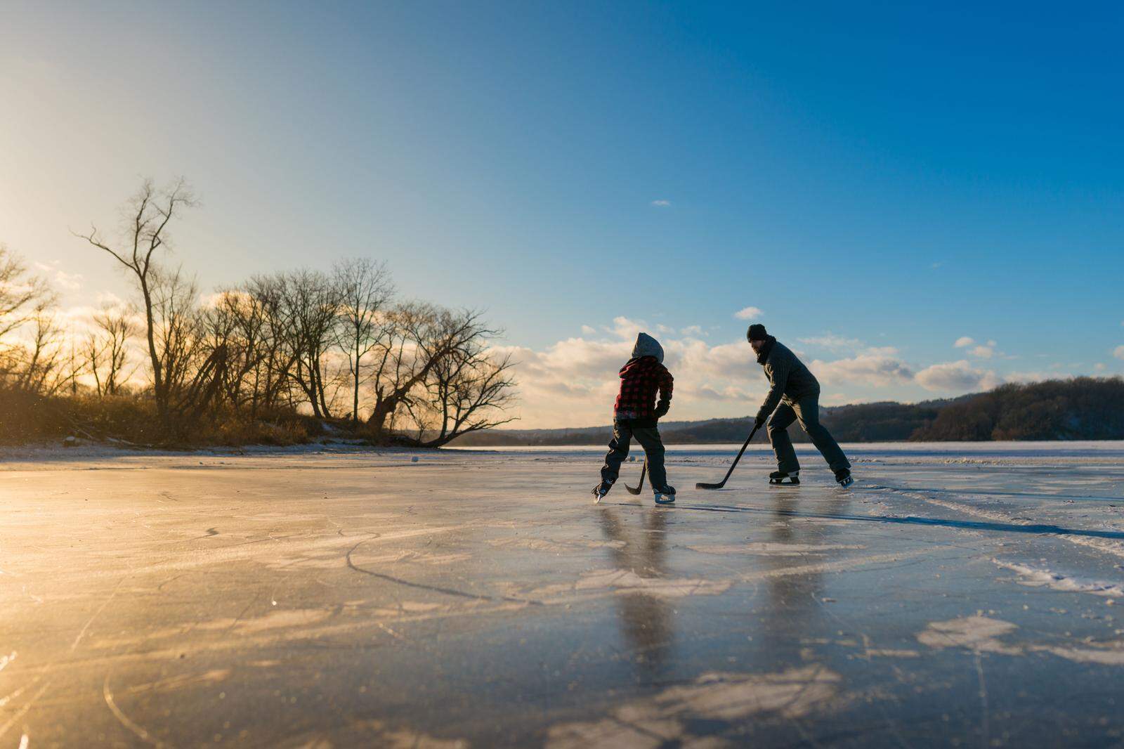 Eishockey auf den finnischen Seen zu spielen zählt zu den ganz besonderen Erlebnissen
