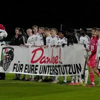 Von den Heimfans verabschiedete sich der WAC schon letzte Woche, heute folgt der letzte Tanz