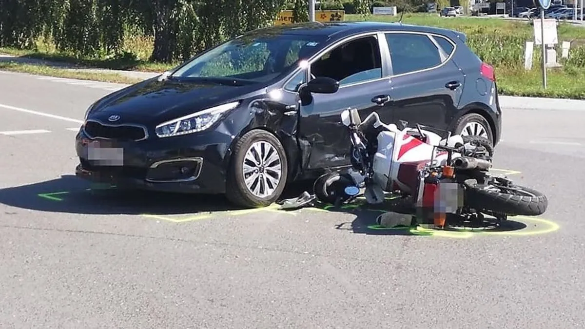 Bei dem Unfall wurde ein Weststeirer schwer verletzt