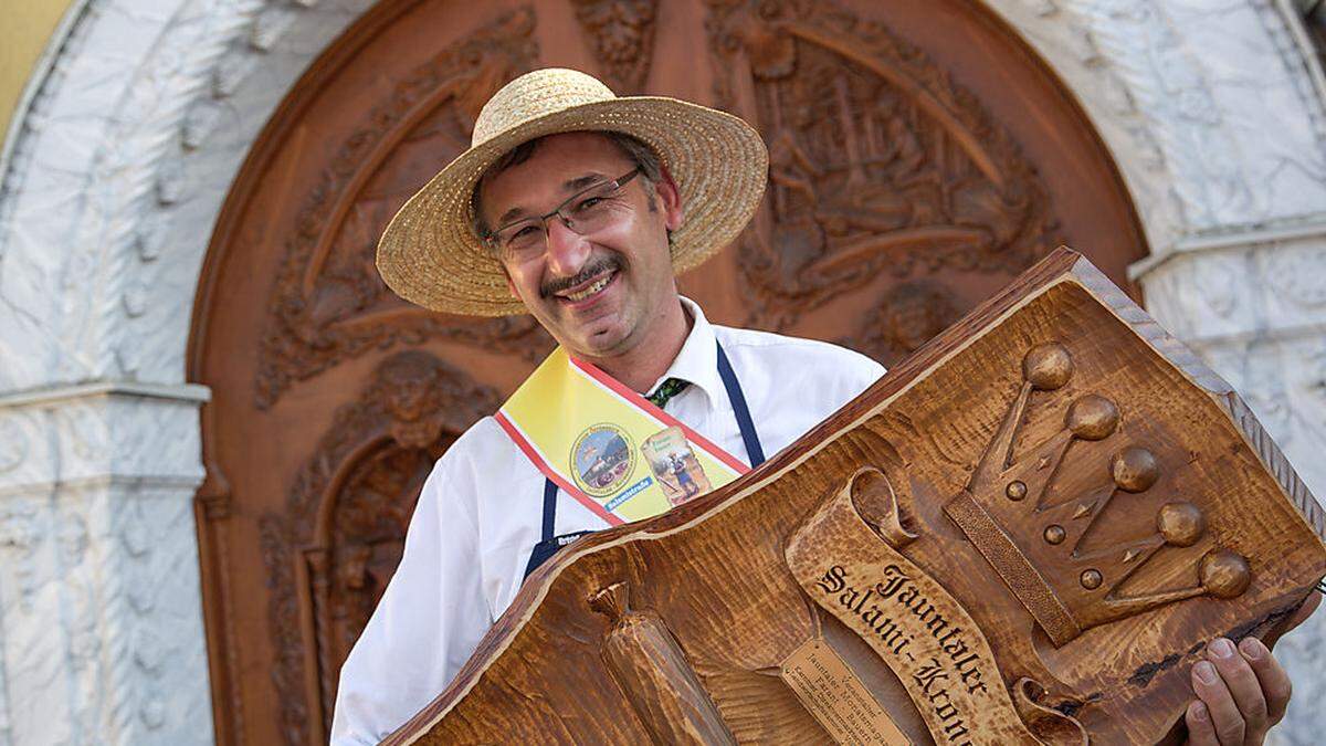  Stefan Pototschnig ist – nach einem Jahr Pause – heuer wieder Salamikönig