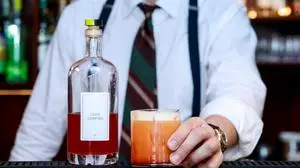 Cocktail, alkoholfreier Cocktail, Ernst Fuchs Bar, Graz 16.01.2025