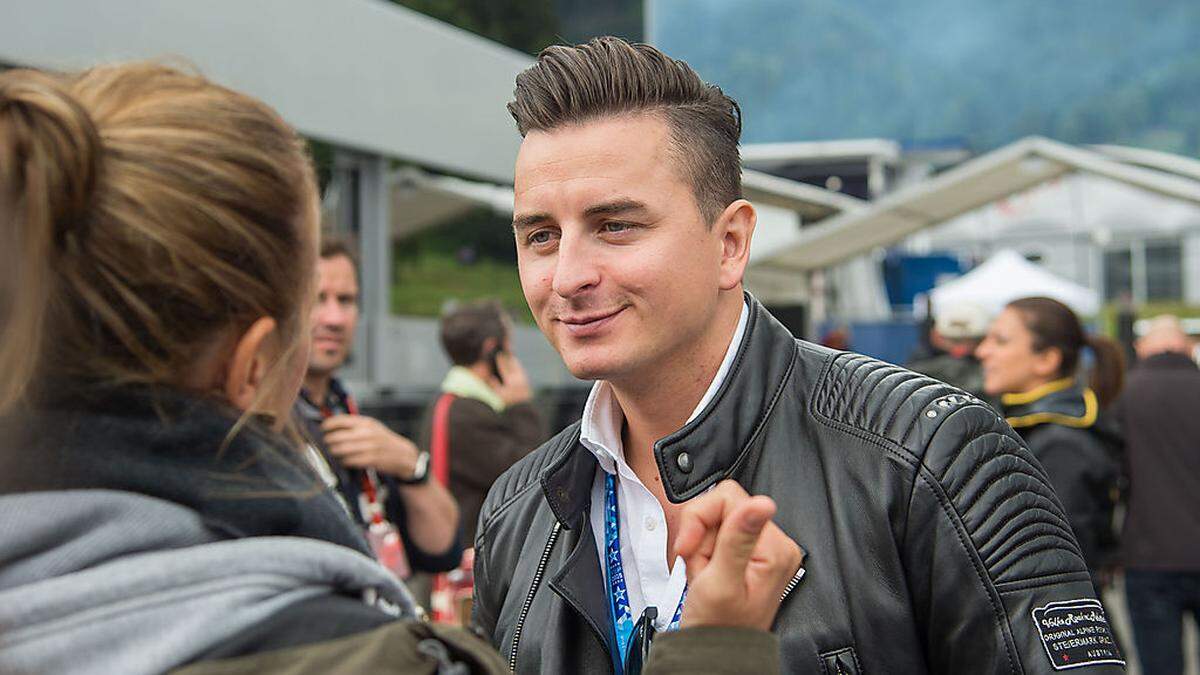 Andreas Gabalier ist wieder als Werbeträger aktiv.