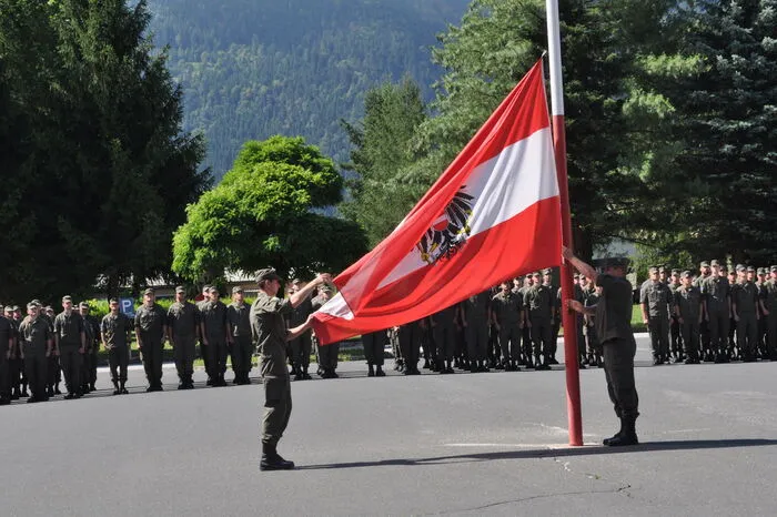 In der Türkkaserne wurden sie in allen Ehren verabschiedet.