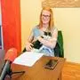 "Lennymarkt"-Vereinsobfrau Daniela Katzensteiner mit Kater Lenny
