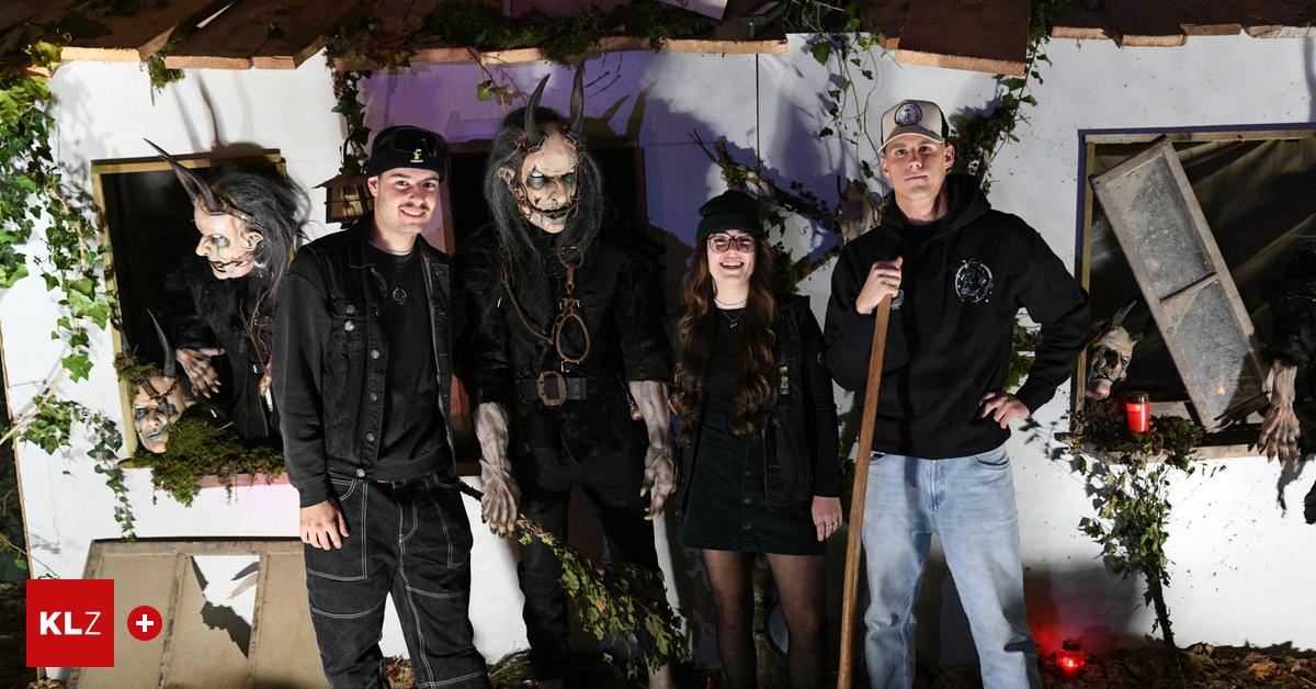 H-llische-Stimmung-In-Trofaiach-wurden-Krampusmasken-ausgestellt