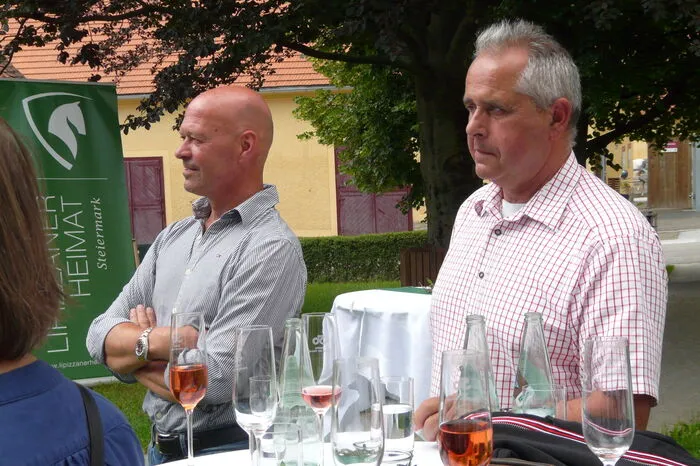 Zu Gast waren auch Oberbereiter Wolfgang Eder und der Chef der Reitbahn der Spanischen Hofreitschule.