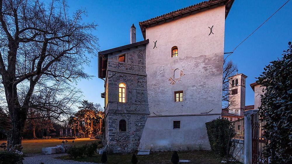 Ein Teil des Castello di Strassoldo