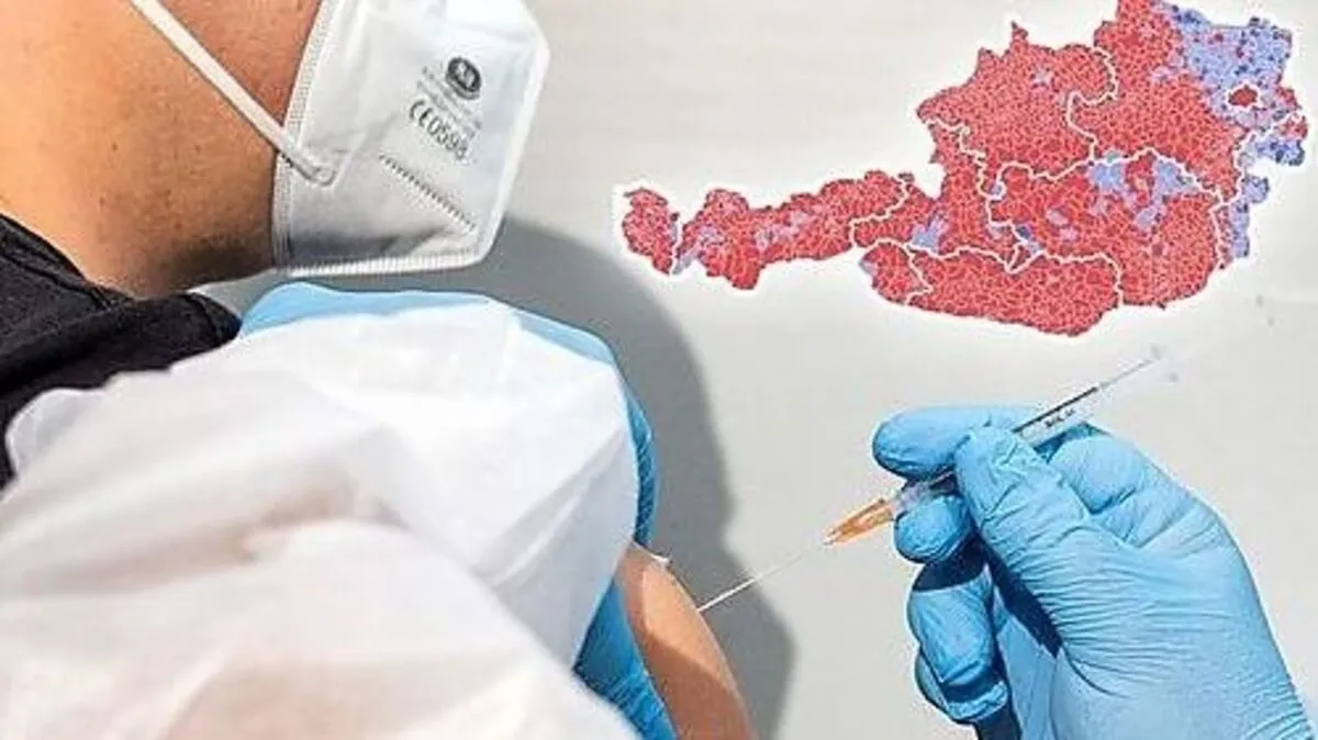 Impfzuckerl für Gemeinden: In unserer Grafik sehen Sie, wie hoch die Prämie für Ihre Gemeinde wäre