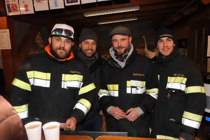 Die FF-St. Martin mit Stadtrat Christoph Gräfling waren auch fleißig bei der Arbeit!