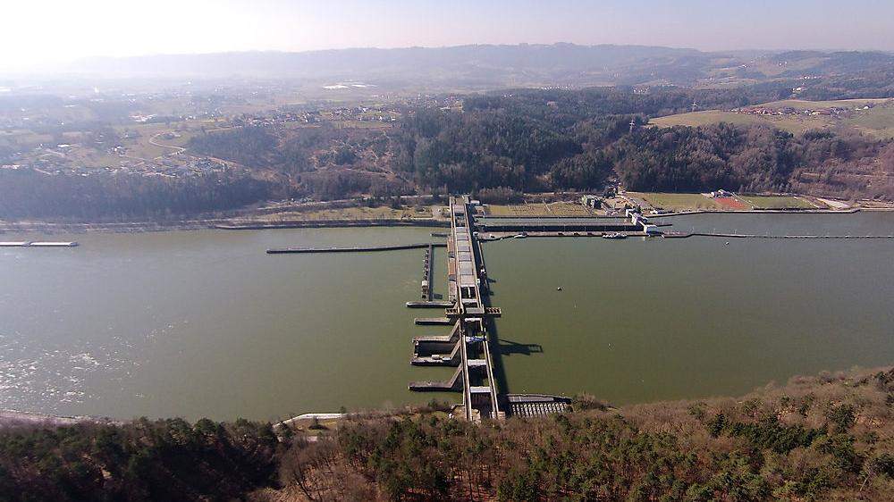 Donau-Kraftwerk Aschach: Hier wurde die Leiche gefunden