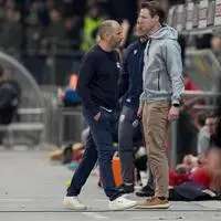 Rene Poms musste am Sonntag vorzeitig in die Kabine