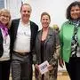 Regionalstellenleiterin Stefanie Brottrager, Bürgermeister Christoph Stark, Geschäftsführerin Renate Frank und Christina Lind (AMS)