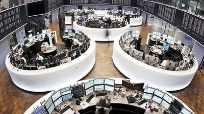 Räumlichkeiten der Deutschen Börse in Frankfurt 