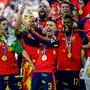 Bei den Spaniern kannte der Jubel nach dem WM-Titel keine Grenzen