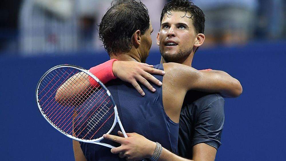 Nadal und Thiem nach dem letztjährigen Viertelfinal-Hit in New York