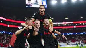 Salzburg feierte in Lissabon