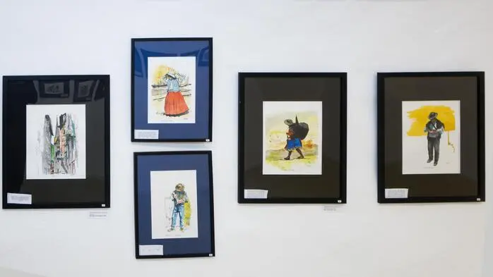 In der Stadtgalerie Judenburg präsentiert der Künstler Wolfgang Aich seine Aquarelle unter dem Titel „Reisebilder“. 