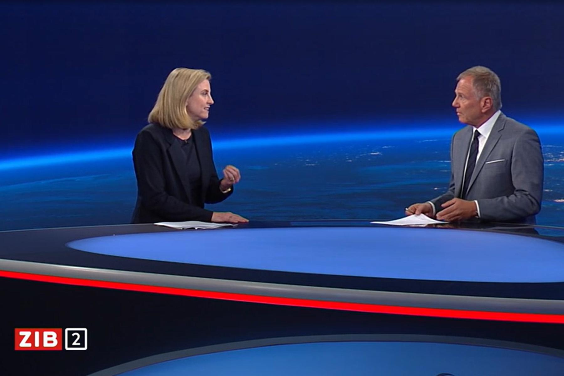 Meinl-Reisinger in ZiB2: Außenministerin zu Gaza