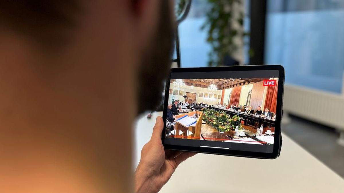 Der Spittaler Gemeinderat auf dem iPad? Der Livestream soll das ab Jänner 2023 ermöglichen