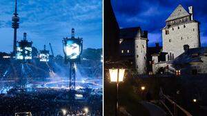 Harte Rocker im Olympiastadion und dicke Mauern in Ramingstein