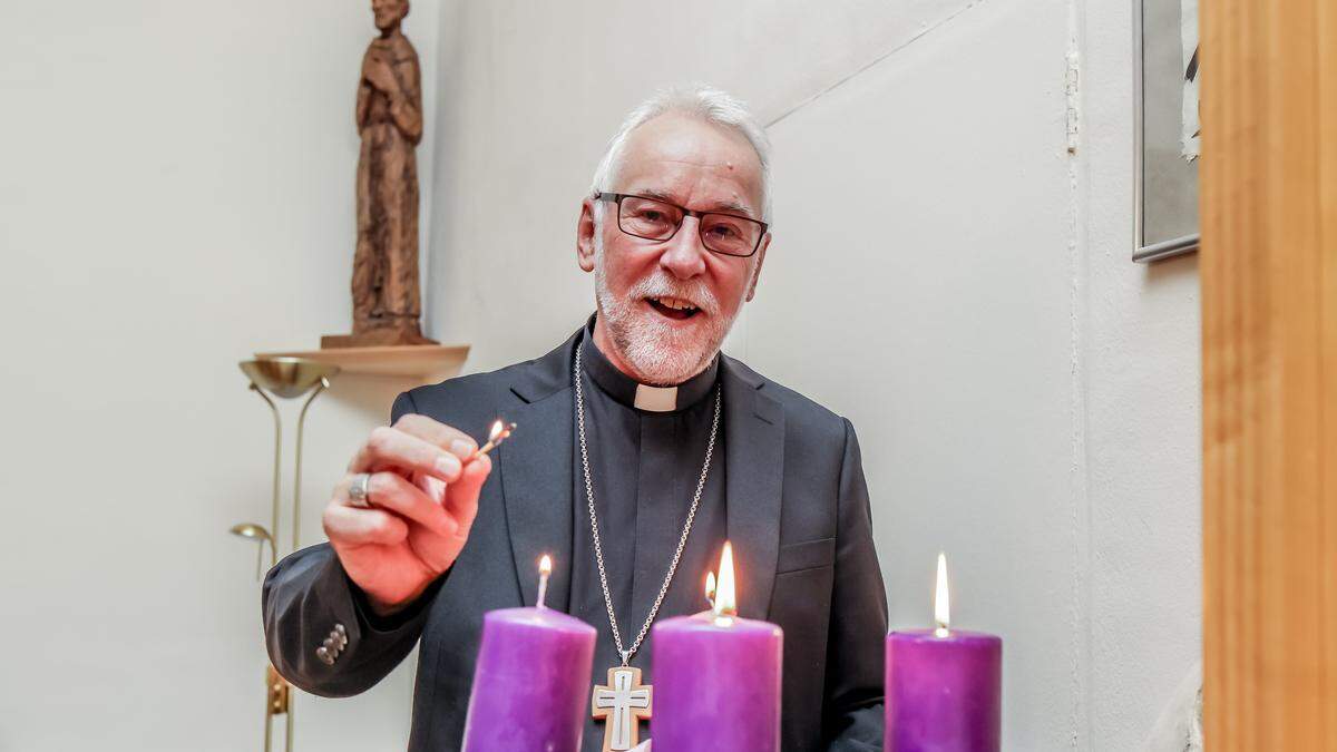 Bischof Josef Marketz: &quot;Wir versuchen, Licht in die Welt zu bringen&quot;