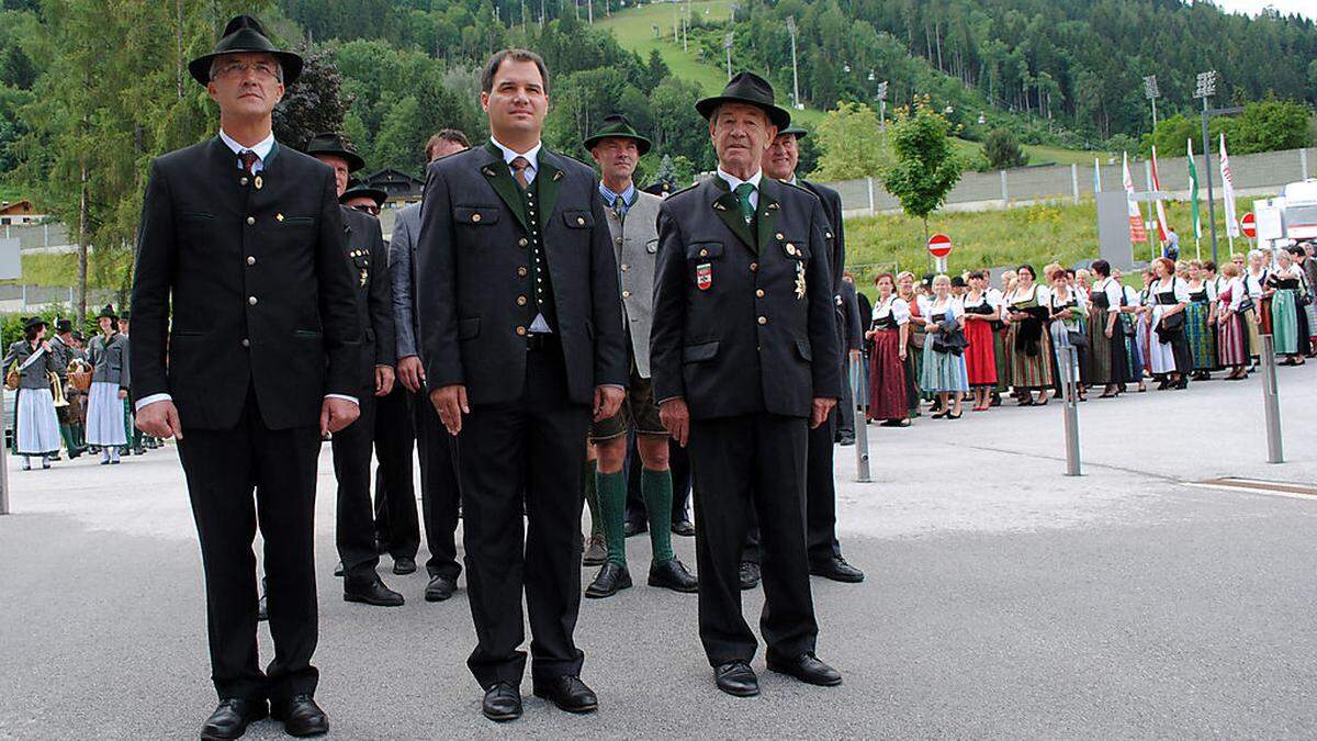 Vize-Präsident des Bundesverbandes Franz Unterasinger, LH-Stv.Michael Schickhofer und Steiermark-Präsident Karl Petrovitz (von links)