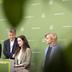 Die Grünen-Führungsriege mit Lena Schilling  | Für die Grünen ist es ein herber Rückschlag 