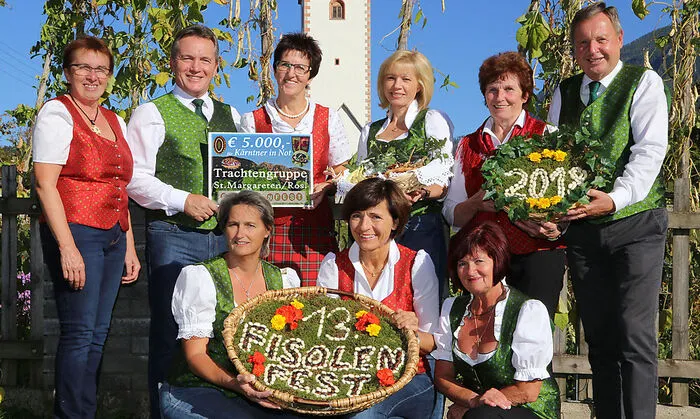 Die Trachtengruppe St. Margareten veranstaltete ihr 13. Fisolenfest