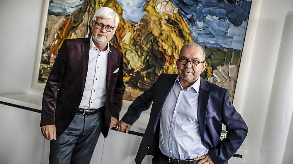 Die Kelag-Vorstände Manfred Freitag und Armin Wiersma bekommen Verstärkung im Vorstand 