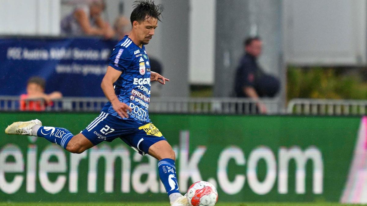 HARTBERG,AUSTRIA,18.AUG.24 - SOCCER - ADMIRAL Bundesliga, TSV Hartberg vs FK Austria Wien. Image shows Dominik Prokop (Hartberg).
Photo: GEPA pictures/ Avni Retkoceri