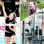 Mit dem Wechsel nach Italien geht für Kärntens Volleyball-Ass Katharina Holzer (am Ball) ein Traum in Erfüllung. Selfiezeit im Klagenfurter Olympiazentrum (re.). Die Keutschacherin genoss im Sommer die Freizeit in den heimischen Bergen