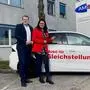 Peter Wedenig und Sara Schaar machen „mobil für Gleichstellung“