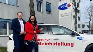 Peter Wedenig und Sara Schaar machen „mobil für Gleichstellung“