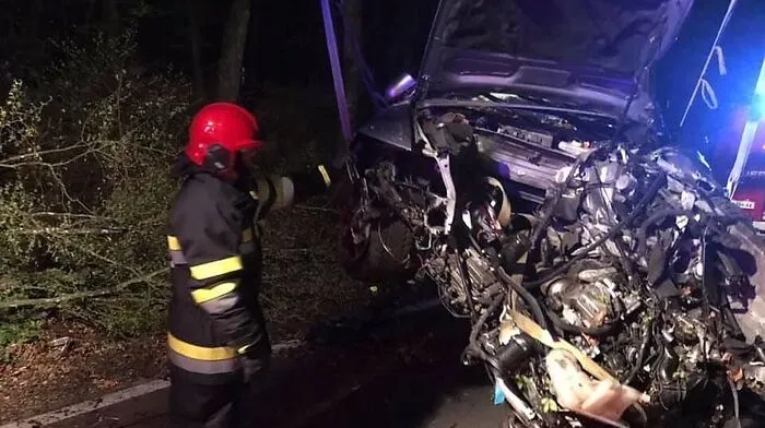 Die Feuerwehr Ilz barg das Unfallfahrzeug