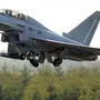 Ein Doppelsitzer-Eurofighter der Deutschen Luftwaffe