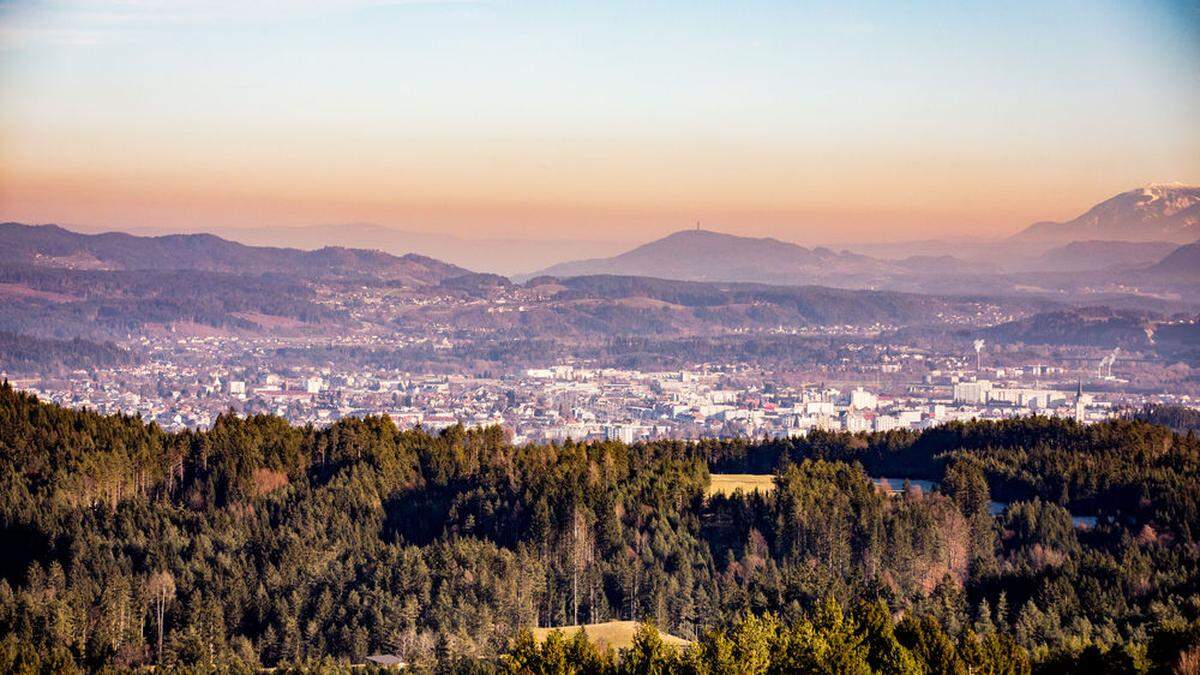 Blick über Villach