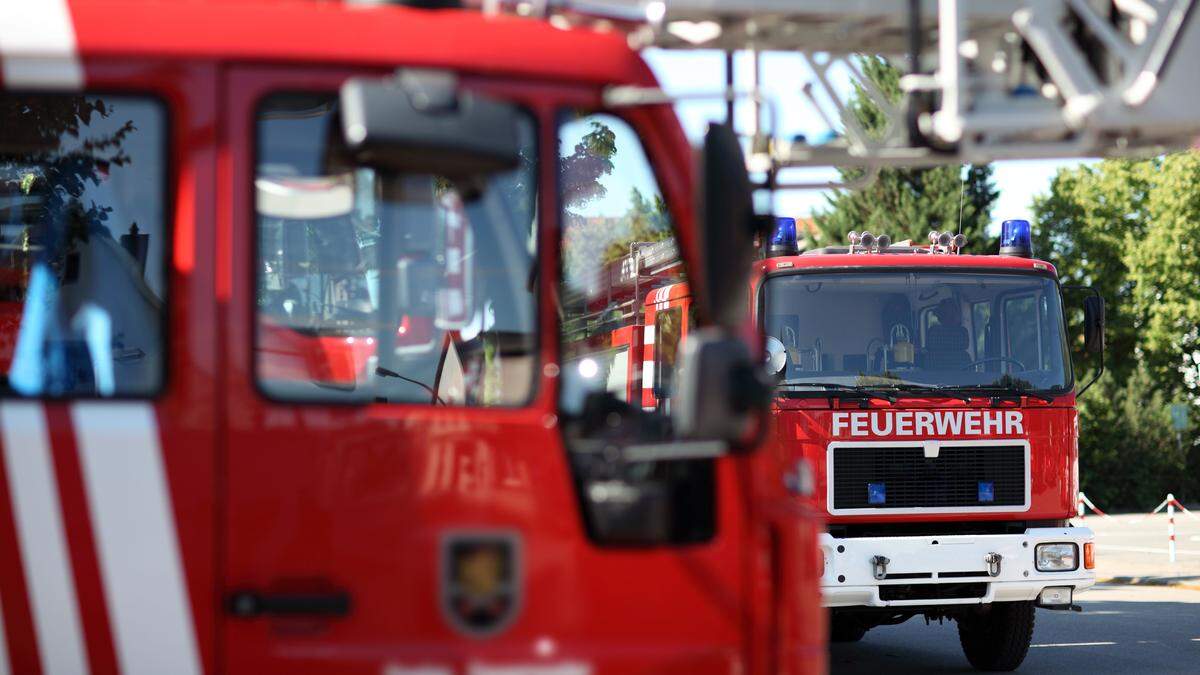 Am Donnerstag gab es einen Brand in Rosental - vier Feuerwehren waren im Einsatz