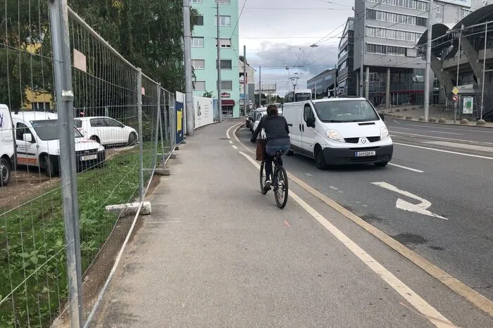 Die Radspur soll auch erhalten bleiben und deutlicher sichtbar werden.