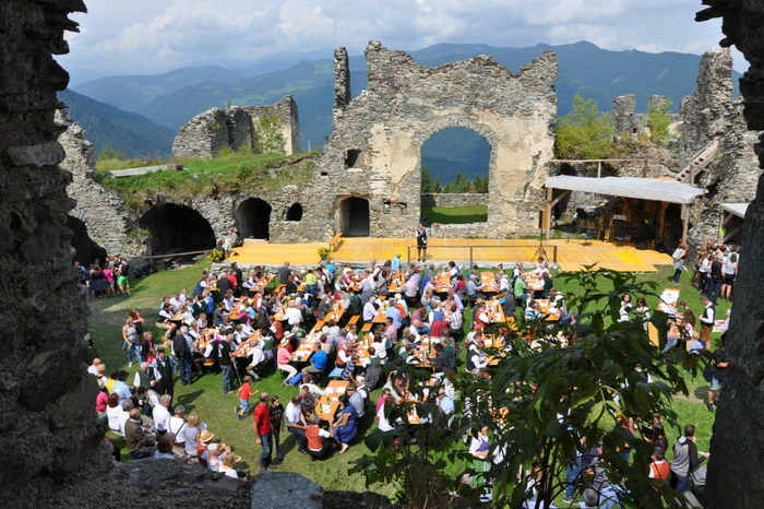 Mit dabei waren folgende Gruppierungen: die Grazluppas, Liederkranz Neumarkt, Sängerrunde Pöllau, Alpenklang Perchau, 3duljo, „Kohlröserl“ Zeutschach, Kirchenchor Mariahof und der MGV Höhenklang Mariahof. Für die musikalische Einleitung sorgte das Gebläse Seidl-Ofner.