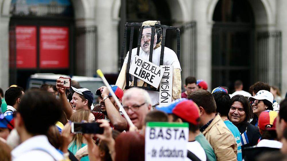 Proteste gegen Präsident Maduro