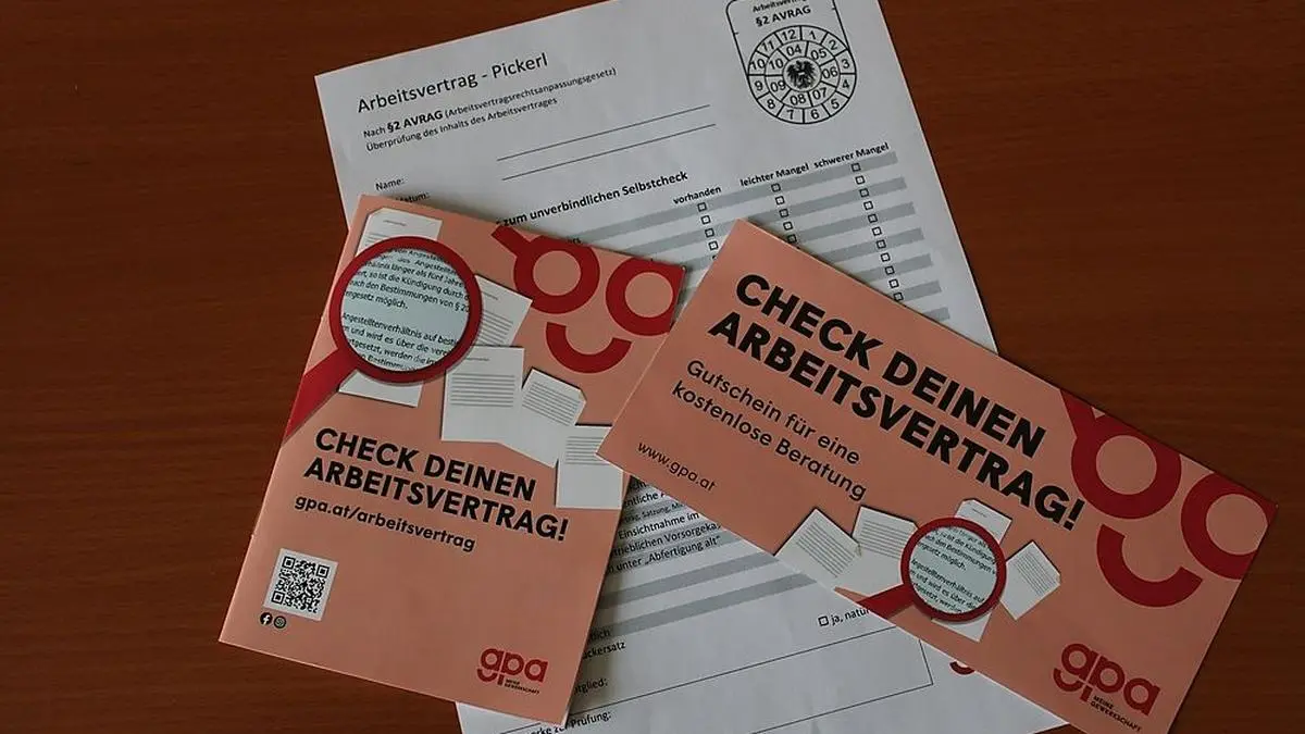 Die Liste der Mängel in Arbeitsverträgen ist laut Gewerkschaft lang